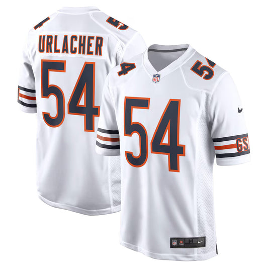 Men's Chicago Bears Brian Urlacher White Retired Player Game Jersey